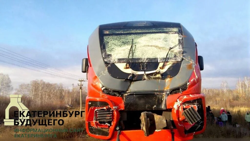 Поезд «Орлан» протаранил грузовик под Челябинском